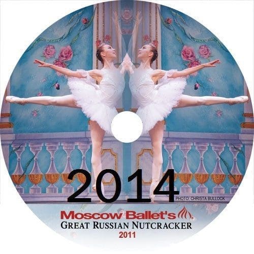 Moscow Ballet's Great Russian Nutcracker Dance with Us performance DVDs from 2014