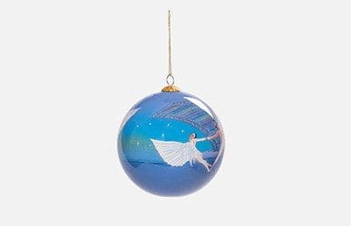 Moscow Ballet's Exclusive Dove of Peace Glass Christmas Tree Globe Ornament